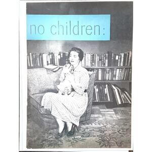 Vtg No Children Dog Mom Print Ad 1950s Career Woman Feminism Spaniel McCalls